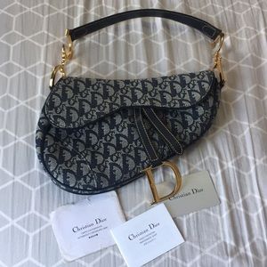 Authentic Christian Dior Saddle Bag